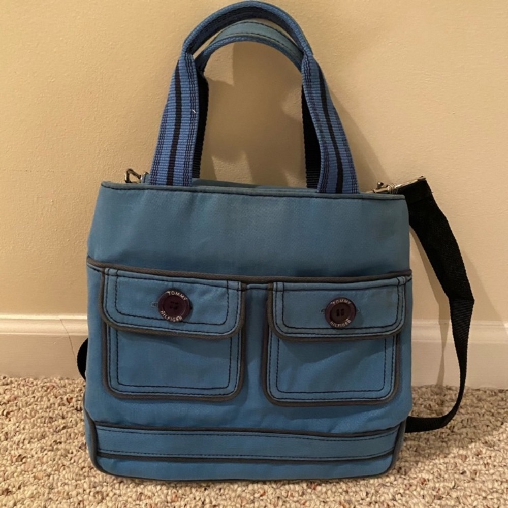 Tommy Hilfiger Blue Tote Bag